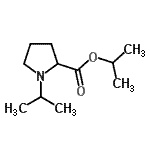 结构式 CAS# 31552-16-6, 异丙基1-异丙基脯氨酸酯