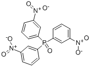 结构式 CAS# 31638-89-8, 1-二(3-硝基苯基)磷酰-3-硝基苯