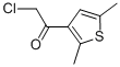 structure of CAS# 31772-43-7, 2-Chloro-1-(2,5-Dimethylthiophen-3-Yl)Ethanone;2-Chloro-1-(2,5-Dimethyl-3-Thienyl)Ethanone;Zinc00042569;St020051