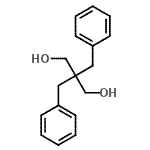 structure of CAS# 31952-16-6, 2,2-Dibenzyl-1,3-Propanediol;2,2-Bis(phenylmethyl)-1,3,propanediol;2,2-Dibenzyl-1,3-propanediol;672289_ALDRICH