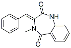 structure of CAS# 31965-37-4, 4-Methyl-3-(Phenylmethylidene)-1H-1,4-Benzodiazepine-2,5-Dione;4-Methyl-3-(Phenylmethylene)-1H-1,4-Benzodiazepine-2,5-Dione;3-(Benzylidene)-4-Methyl-1H-1,4-Benzodiazepine-2,5-Quinone