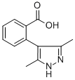 结构式 CAS# 321309-43-7, 2-(3,5-二甲基-1H-吡唑-4-基)苯甲酸