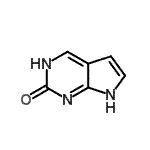 structure of CAS# 322728-22-3, 1,7-Dihydro-2H-Pyrrolo[2,3-d]Pyrimidin-2-One;1,7-Dihydro-pyrrolo[2,3-d]pyrimidin-2-one;1H-pyrrolo[2,3-d]pyrimidin-2(3H)-one;1H-Pyrrolo[2,3-d]pyrimidin-2(7H)-one
