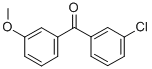 structure of CAS# 32363-46-5, 3-Chloro-3'-Methoxybenzophenone;3-CHLORO-3'-METHOXYBENZOPHENONE