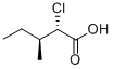 结构式 CAS# 32653-34-2, (2S,3S)-2-氯-3-甲基正戊酸