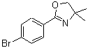 结构式 CAS# 32664-14-5, 2-(4-溴苯基)-4,4-二甲基-4,5-二氢-1,3-恶唑
