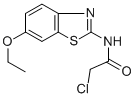 structure of CAS# 3268-74-4, 2-Chloro-N-(6-Ethoxy-Benzothiazol-2-Yl)-Acetamide;2-Chloro-N-(6-Ethoxy-1,3-Benzothiazol-2-Yl)Ethanamide;Sbb005217;2-Chloro-N-(6-Ethoxy-Benzothiazol-2-Yl)-Acetamide