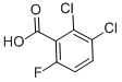 structure of CAS# 32890-91-8, 2,3-Dichloro-6-Fluorobenzoic Acid