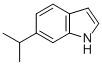 structure of CAS# 32996-24-0, 6-Isopropylindole;1H-Indole,6-(1-Methylethyl)-(9CI);6-ISOPROPYLINDOLE  97