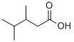 structure of CAS# 3302-06-5, 3,4-Dimethylpentanoic Acid;3,4-Dimethylvaleric Acid;3,4-Dimethyl Valeric Acid;3,4-Dimethyl-Pentanoic Acid