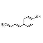 CAS 登录号：332014-71-8， 4-[(1E)-1,3-丁二烯-1-基]苯酚