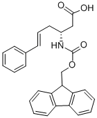 结构式 CAS# 332064-75-2, 芴甲氧羰基-(R)-3-氨基-(6-苯基)-5-己烯酸