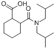 结构式 CAS# 332394-38-4, 2-二异丁基氨基甲酰-环己烷羧酸