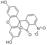 结构式 CAS# 3326-35-0, 4-硝基荧光素