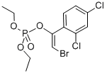 structure of CAS# 33399-00-7, Bromfenvinphos;[(E)-2-Bromo-1-(2,4-Dichlorophenyl)Vinyl] Diethyl Phosphate;Phosphoric Acid [(E)-2-Bromo-1-(2,4-Dichlorophenyl)Vinyl] Diethyl Ester;Bromfenvinfos