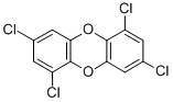 structure of CAS# 33423-92-6, 1,3,6,8-Tetrachlorodibenzo-p-Dioxin;1,3,6,8-Tcdd;1,3,6,8-Tetrachlorodibenzo-P-Dioxin;1,3,6,8-Tetrachlorodibenzodioxin