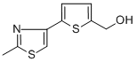 structure of CAS# 337508-70-0, [5-(2-Methyl-1,3-Thiazol-4-Yl)-2-Thienyl]Methanol;[5-(2-METHYL-1,3-THIAZOL-4-YL)-2-THIENYL]METHANOL