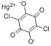 structure of CAS# 33770-60-4, Mercuric Chloranilate;CHLORANILIC ACID MERCURY(II) SALT;CHLOROANILIC ACID MERCURIC SALT;CHLORANILIC ACID MERCURIC SALT