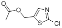 structure of CAS# 339018-65-4, (2-Chloro-1,3-Thiazol-5-Yl)Methyl Acetate;(2-CHLORO-1,3-THIAZOL-5-YL)METHYL ACETATE