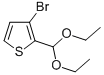 structure of CAS# 34042-95-0, 3-Bromothiophene-2-Carboxaldehyde Diethyl Acetal;3-BROMOTHIOPHENE-2-CARBOXALDEHYDE DIETHYL ACETAL