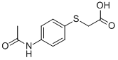 CAS#: 3406-74-4， {[4-(Acetylamino)Phenyl]Thio}Acetic Acid