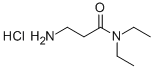 structure of CAS# 34105-56-1, 3-Amino-N,N-Diethyl-Propionamide Hydrochloride