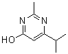 结构式 CAS# 34126-99-3, 6-异丙基-2-甲基-4-嘧啶醇
