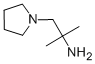 structure of CAS# 34155-39-0, 1,1-Dimethyl-2-Pyrrolidin-1-Yl-Ethylamine;(1,1-Dimethyl-2-Pyrrolidin-1-Ylethyl)Amine(SALTDATA: 0.05H2CO3);2-Methyl-1-(1-Pyrrolidinyl)-2-Propaneamine;1,1-DIMETHYL-2-PYRROLIDIN-1-YL-ETHYLAMINE