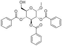 structure of CAS# 34234-44-1, Methyl 2,3,4-Tri-O-Benzoyl-alpha-D-Glucopyranoside;Methyl 2,3,6-Tri-O-Benzoyl-A-D-Glucopyranoside ,98%;METHYL 2,3,4-TRI-O-BENZOYL-ALPHA-D-GLUCOPYRANOSIDE;Methyl  2,3,4-Tri-O-Benzoyl-Α-D-Glucopyranoside