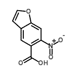 CAS 登录号：342425-80-3， 6-硝基-1-苯并呋喃-5-羧酸