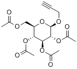 structure of CAS# 34272-02-1, 2-Propynyl-tetra-O-acetyl-beta-D-glucopyranoside;2-Propynyl-2,3,4,6-Tetra-O-Acetyl-B-D-Glucopyranoside ,98%;2-Propynyl-2,3,4,6-Tetra-O-Acetyl-B-D-Glucopyranoside;2-Propynyl-Tetra-O-Acetyl-Β-D-Glucopyranoside
