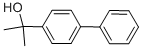 structure of CAS# 34352-74-4, 2-(4-Biphenylyl)-2-Propanol;Alpha,Alpha-Dimethyl(1,1'-Biphenyl)-4-Methanol;14451_Fluka