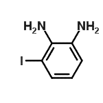结构式 CAS# 34446-43-0, 3-碘-1,2-苯二胺