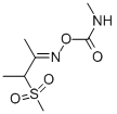 structure of CAS# 34681-23-7, Butoxycarboxim;[(1-Methyl-2-Methylsulfonyl-Propylidene)Amino] N-Methylcarbamate;N-Methylcarbamic Acid [(1-Methyl-2-Methylsulfonylpropylidene)Amino] Ester;N-Methylcarbamic Acid [(2-Mesyl-1-Methyl-Propylidene)Amino] Ester