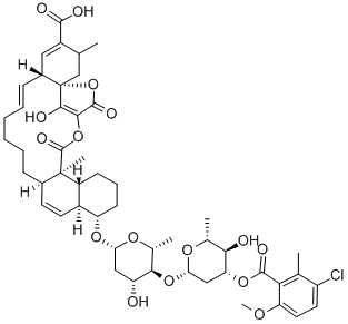 structure of CAS# 34707-92-1, chlorothricin;Chlorothricin;Aids024520