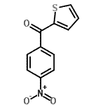 structure of CAS# 34715-92-9, (4-Nitrophenyl)(2-Thienyl)Methanone;(4-nitrophenyl)(2-thienyl)methanone;(4-Nitrophenyl)(2-thienyl)methanone #;2-(4-nitrobenzoyl)thiophene