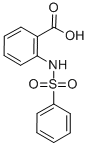 structure of CAS# 34837-67-7, 2-(Phenylsulfonylamino)Benzoic Acid;Timtec1_007016;T0509-1244;Benzoic Acid, 2-Phenylsulfonylamido-