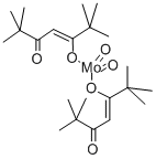 结构式 CAS# 34872-98-5, 二(2,2,6,6-四甲基-3,5-庚二酮酸)二氧化钼(VI)