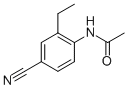 结构式 CAS# 34921-76-1, N1-(4-氰基-2-乙基苯基)乙酰胺