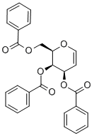 结构式 CAS# 34948-79-3, 三-O-苯甲酰基-D-半乳糖烯