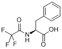结构式 CAS# 350-09-4, N-三氟乙酰基-L-苯丙氨酸