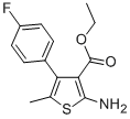 structure of CAS# 350989-70-7, 2-Amino-4-(4-Fluorophenyl)-5-Methyl-3-Thiophenecarboxylic Acid Ethyl Ester;Ethyl 2-Amino-4-(4-Fluorophenyl)-5-Methylthiophene-3-Carboxylate(SALTDATA: FREE);2-AMINO-4-(4-FLUORO-PHENYL)-5-METHYL-THIOPHENE-3-CARBOXYLIC ACID ETHYL ESTER;Ethyl 2-Amino-4-(4-Fluorophenyl)-5-Methylthiophene-3-Carboxylate
