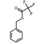 structure of CAS# 351-70-2, Benzyl Trifluoroacetate;MFCD00574872;Phenylmethyl 2,2,2-trifluoroacetate;Phenylmethyl-2,2,2-trifluoroacetate