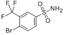 structure of CAS# 351003-64-0, 4-Bromo-3-(Trifluoromethyl)Benzenesulfonamide;4-BROMO-3-(TRIFLUOROMETHYL)BENZENE SULPHONAMIDE;BENZENESULFONAMIDE,4-BROMO-3-(TRIFLUOROMETHYL);4-BROMO-3-(TRIFLUOROMETHYL)BENZENESULFONAMIDE