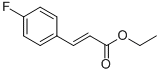 structure of CAS# 352-03-4, 3-(4-Fluoro-Phenyl)-Acrylic Acid Ethyl Ester;(E)-3-(4-Fluorophenyl)Acrylic Acid Ethyl Ester;3-(4-FLUORO-PHENYL)-ACRYLIC ACID ETHYL ESTER;4-Fluoro-Trans-Cinnamic Acid Ethyl Ester