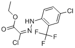 结构式 CAS# 35229-94-8, 2-氯-2-(2-[4-氯-2-(三氟甲基)-苯基]亚肼基)乙酸乙酯