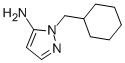 structure of CAS# 3524-26-3, 1-(Cyclohexylmethyl)-1H-Pyrazol-5-Amine;2-(Cyclohexylmethyl)-3-Pyrazolamine;[2-(Cyclohexylmethyl)Pyrazol-3-Yl]Amine;Zinc04206309