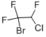 structure of CAS# 354-06-3, 1-Bromo-2-Chloro-1,1,2-Trifluoroethane;1-Bromo-2-Chloro-1,1,2-Trifluoro-Ethane;Wln: Gyfxffe;1,1,2-Trifluoro-1-Bromo-2-Chloroethane