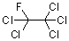 structure of CAS# 354-56-3, Fluoropentachloroethane;1,1,1,2,2-Pentachloro-2-Fluoro-Ethane;Fluoropentachloroethane;Pentachlorofluoroethane
