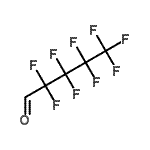 structure of CAS# 355-30-6, 2,2,3,3,4,4,5,5,5-Nonafluoropentanal;2,2,3,3,4,4,5,5,5-nonafluoropentane-1,1-diol;MFCD00447515;Nonafluoropentaldehyde hydrate